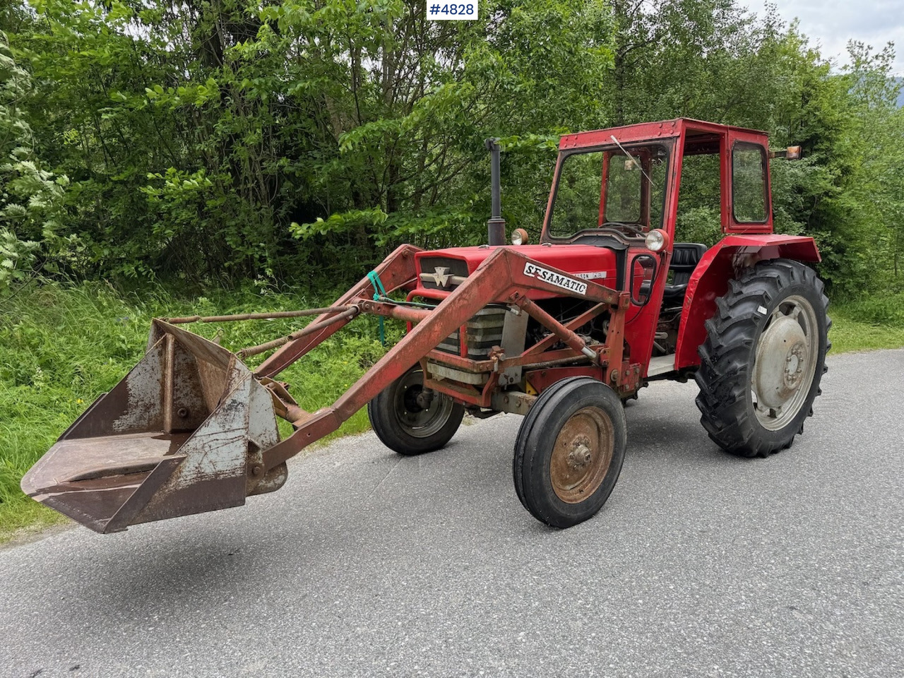 1970 Massey Ferguson 165 w/ front loader - Traktör: fotoğraf 3 1970 Massey Ferguson 165 w/ front loader - Traktör: fotoğraf 3