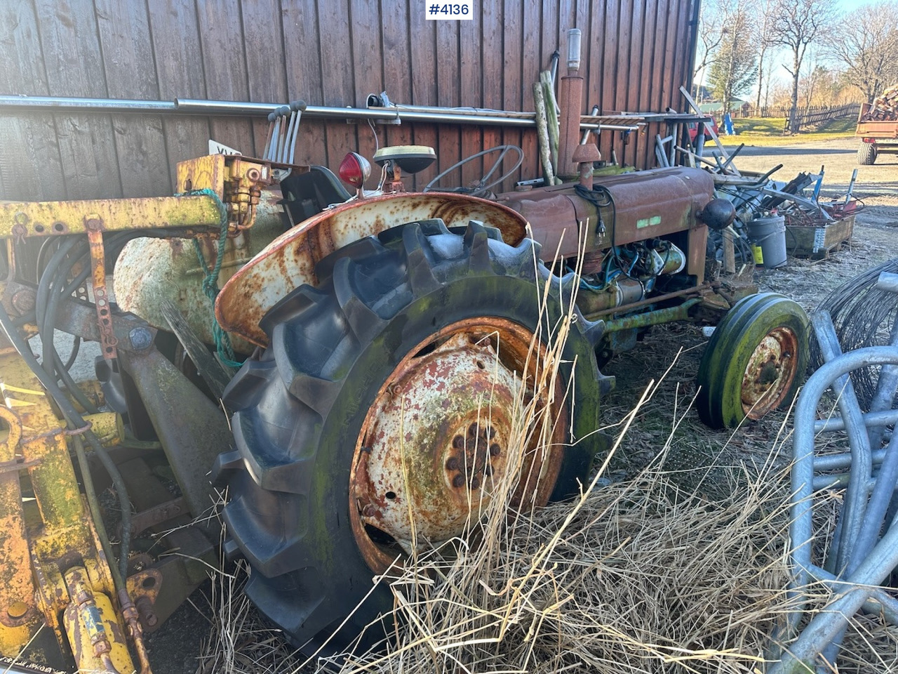 1971 FORD SUPER-DEXTA w/ Hymas 21 excavator and 2 buckets. - Traktör: fotoğraf 4 1971 FORD SUPER-DEXTA w/ Hymas 21 excavator and 2 buckets. - Traktör: fotoğraf 4