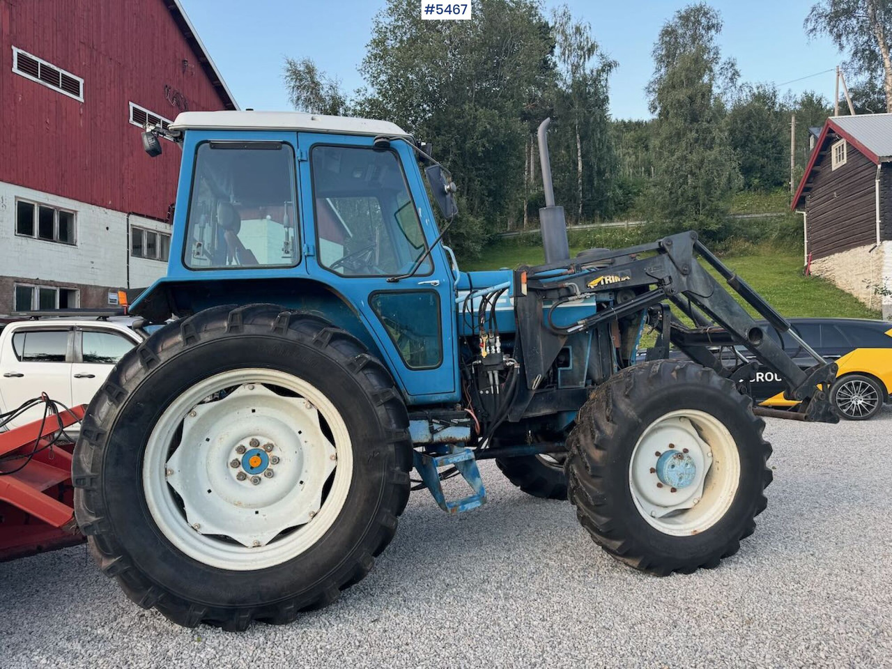 1983 Ford 7710 4x4 w/ frontloader - Traktör: fotoğraf 3 1983 Ford 7710 4x4 w/ frontloader - Traktör: fotoğraf 3