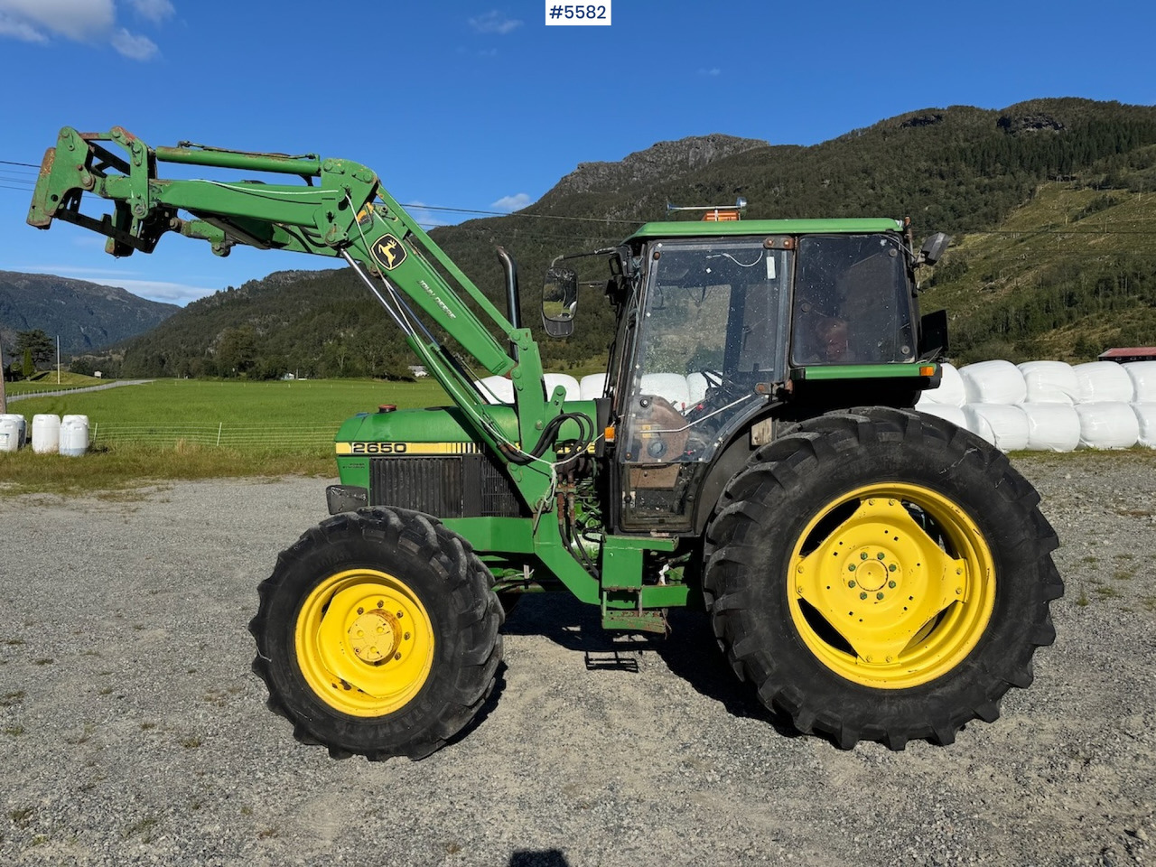 1991 John Deere 2650 Fox Power Synchron m/frontalster - Traktör: fotoğraf 2 1991 John Deere 2650 Fox Power Synchron m/frontalster - Traktör: fotoğraf 2
