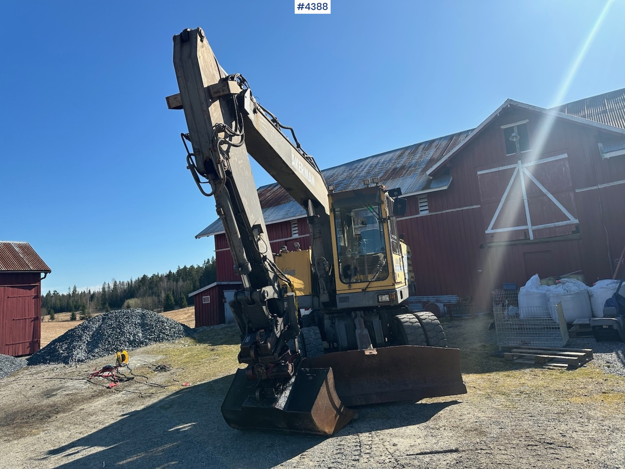 1995 Åkermann EW200 Wheel machine w/ grading bucket og tiltrotator. WATCH VIDEO. - Ekskavatör: fotoğraf 4 1995 Åkermann EW200 Wheel machine w/ grading bucket og tiltrotator. WATCH VIDEO. - Ekskavatör: fotoğraf 4