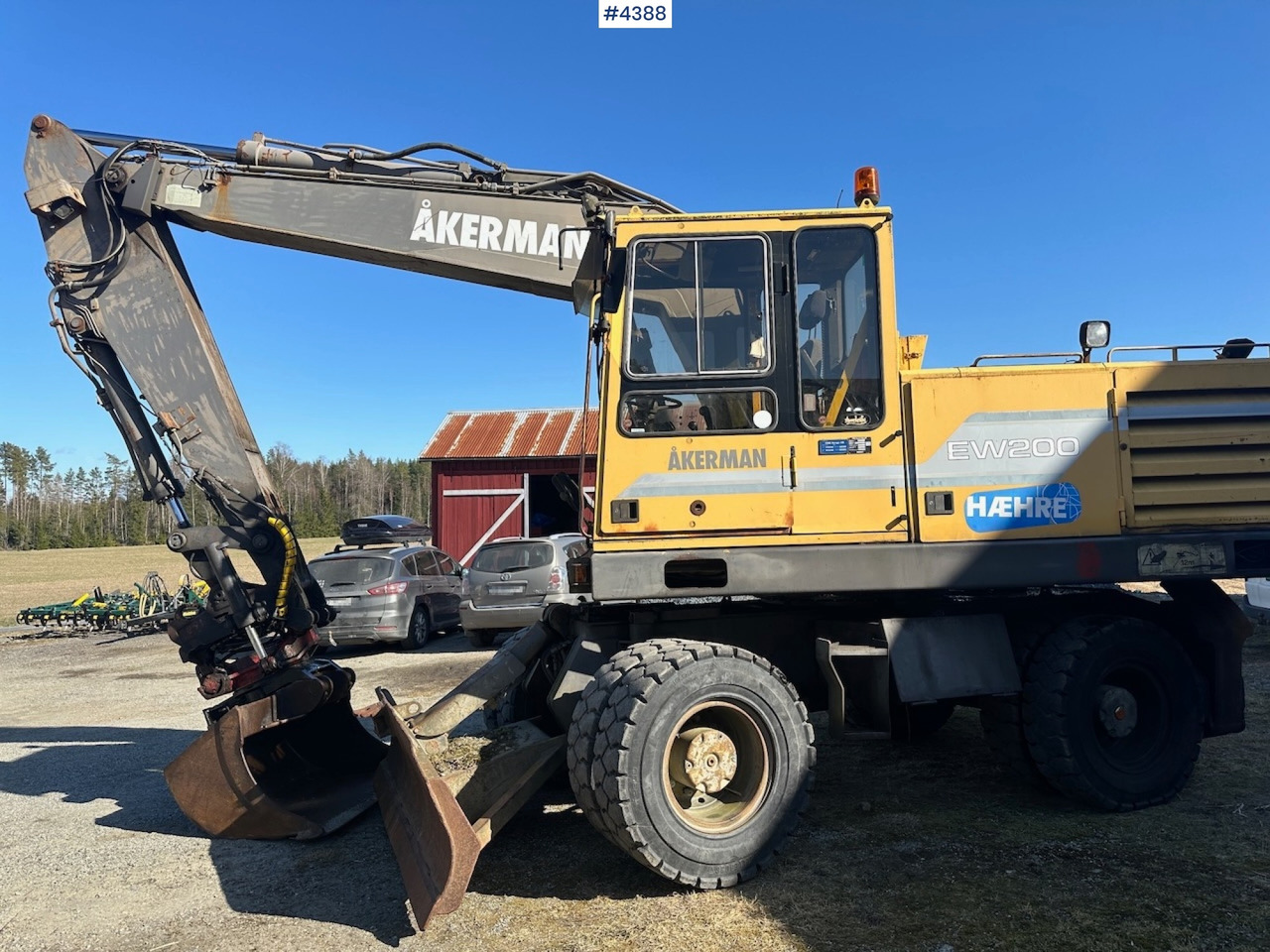 1995 Åkermann EW200 Wheel machine w/ grading bucket og tiltrotator. WATCH VIDEO. - Ekskavatör: fotoğraf 2 1995 Åkermann EW200 Wheel machine w/ grading bucket og tiltrotator. WATCH VIDEO. - Ekskavatör: fotoğraf 2