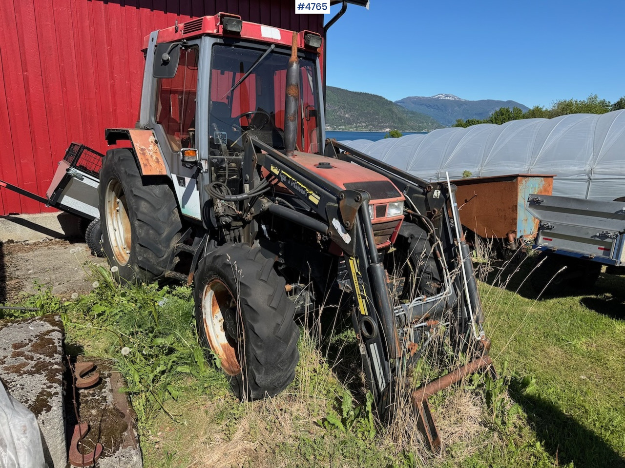 1995 Case International 4230 w/front loader. - Traktör: fotoğraf 4 1995 Case International 4230 w/front loader. - Traktör: fotoğraf 4