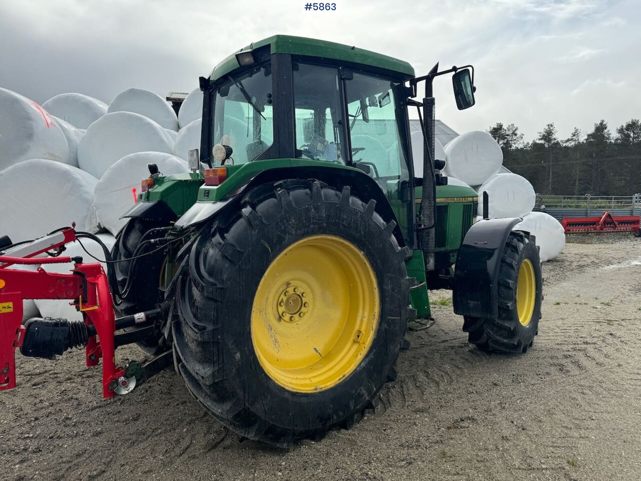 1996 John Deere 6400 4x4 w/ front loader. - Traktör: fotoğraf 3 1996 John Deere 6400 4x4 w/ front loader. - Traktör: fotoğraf 3