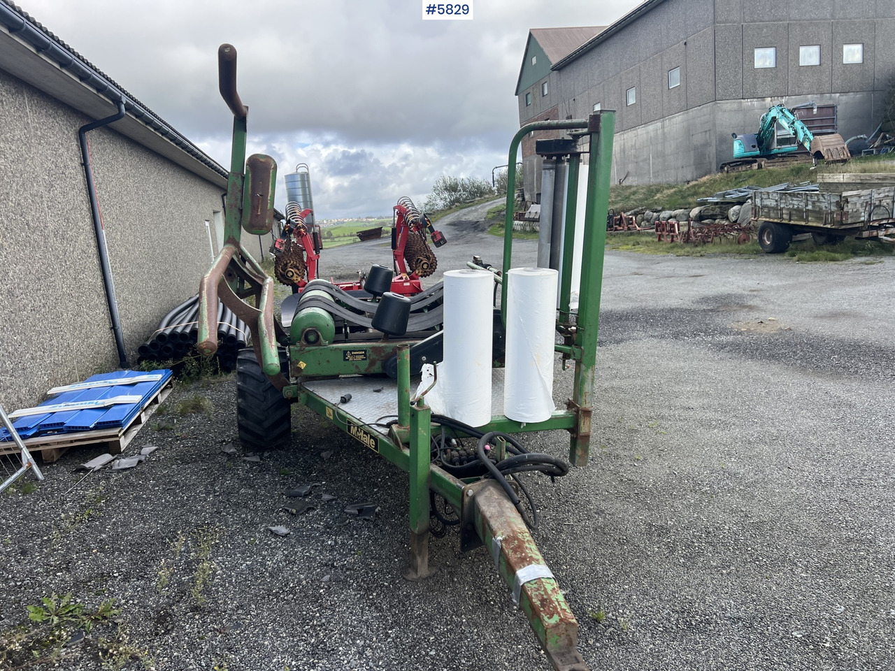 1996 Mchale 991B round bale wrapper - Saman makinesi: fotoğraf 2 1996 Mchale 991B round bale wrapper - Saman makinesi: fotoğraf 2