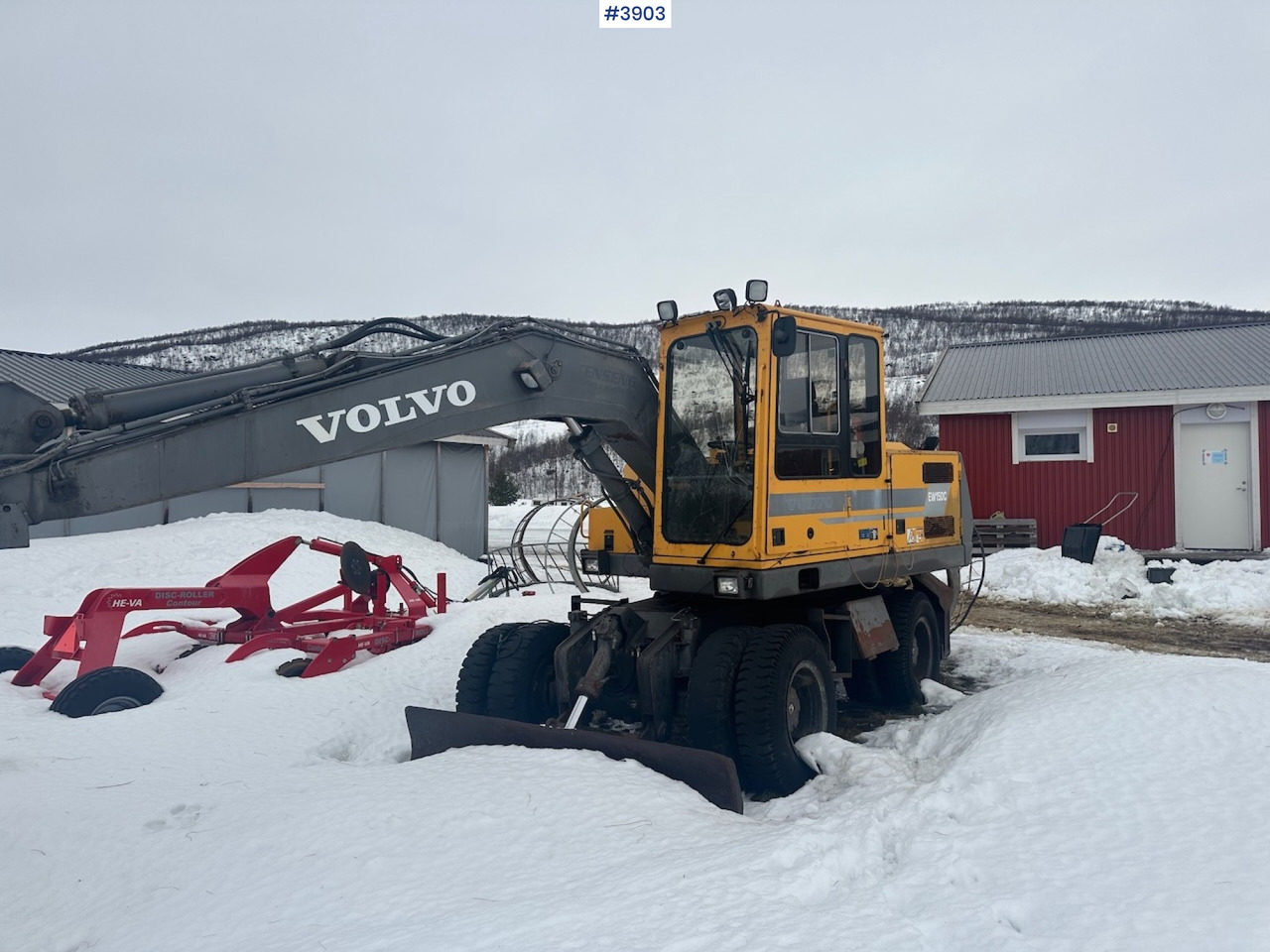 1998 Volvo EW150C wheel digger rep object w/ sanding bucket - Ekskavatör: fotoğraf 2 1998 Volvo EW150C wheel digger rep object w/ sanding bucket - Ekskavatör: fotoğraf 2
