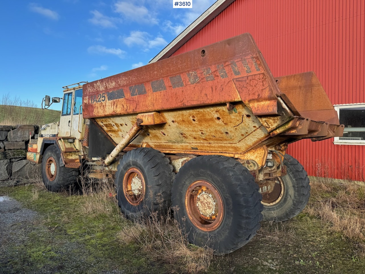 1999 Terex TA25 Dumper m/ lite timer. - Belden kırma kaya kamyonu: fotoğraf 4 1999 Terex TA25 Dumper m/ lite timer. - Belden kırma kaya kamyonu: fotoğraf 4