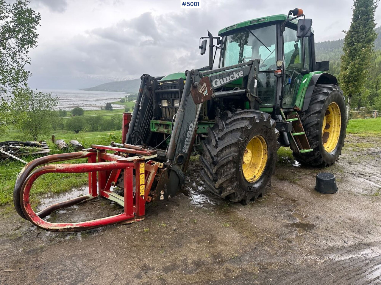 2000 John Deere 6610 4x4 tractor w/ front loader. - Traktör: fotoğraf 2 2000 John Deere 6610 4x4 tractor w/ front loader. - Traktör: fotoğraf 2