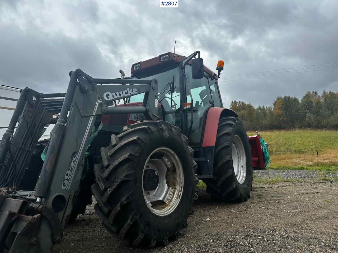 2001 Case CS86A tractor w/ Quicke Q940 front loader. - Traktör: fotoğraf 1 2001 Case CS86A tractor w/ Quicke Q940 front loader. - Traktör: fotoğraf 1