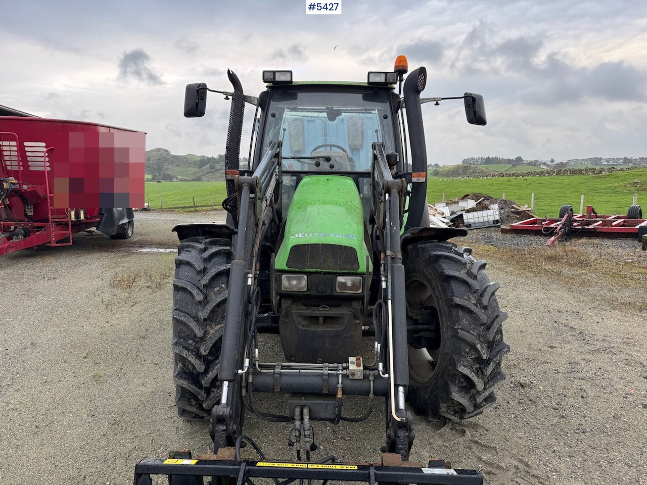 2001 Deutz Fahr Agrotron 90 w/front loader. - Traktör: fotoğraf 3 2001 Deutz Fahr Agrotron 90 w/front loader. - Traktör: fotoğraf 3