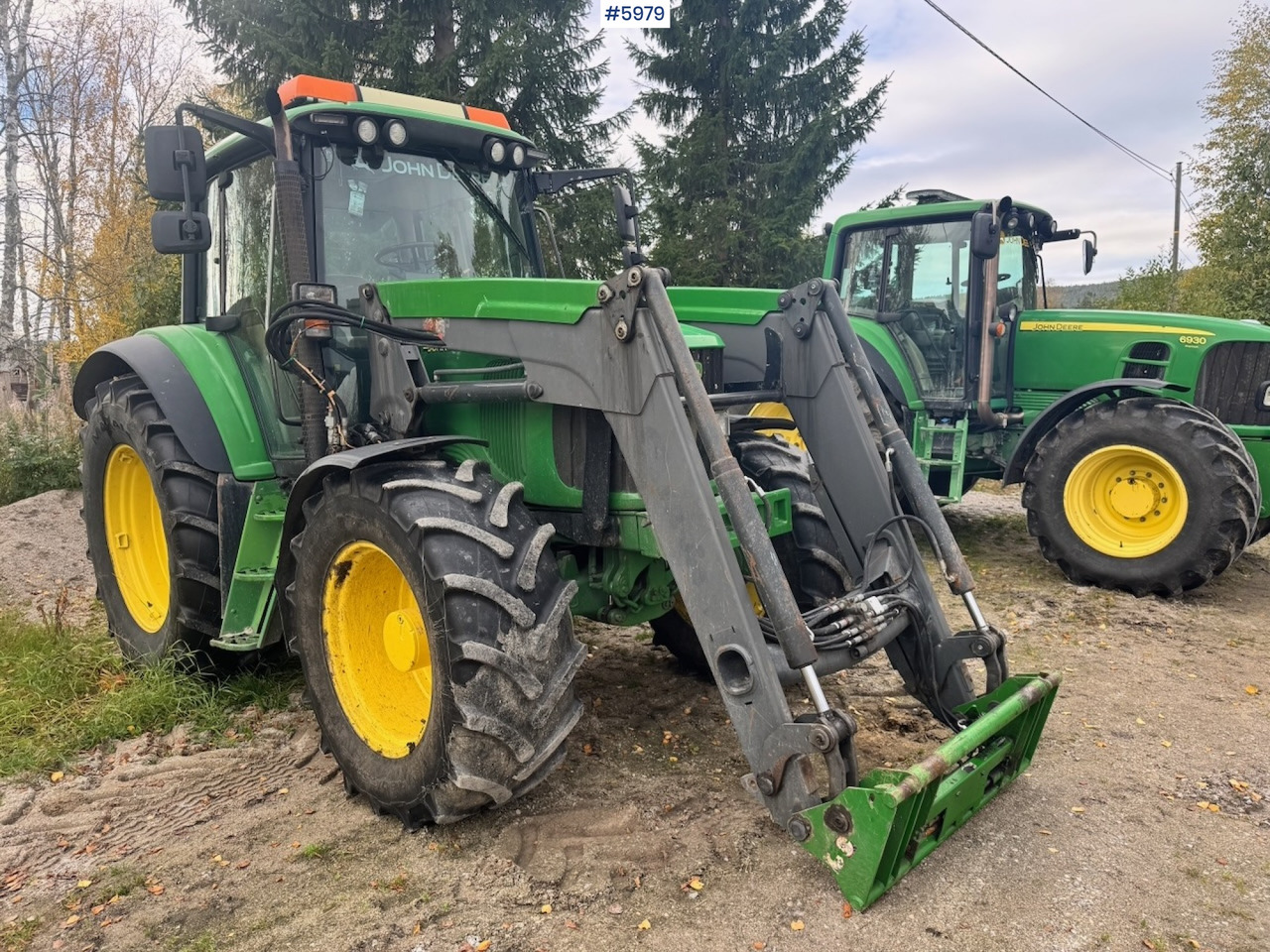 2005 John Deere 6420 with Front Loader - Traktör: fotoğraf 1 2005 John Deere 6420 with Front Loader - Traktör: fotoğraf 1