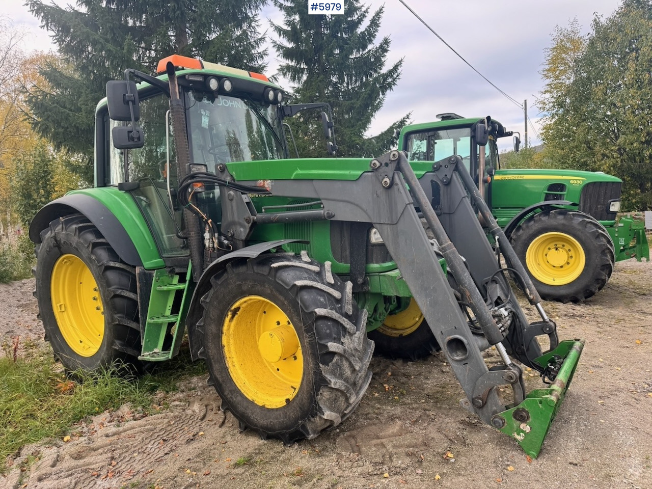 2005 John Deere 6420 with Front Loader - Traktör: fotoğraf 2 2005 John Deere 6420 with Front Loader - Traktör: fotoğraf 2