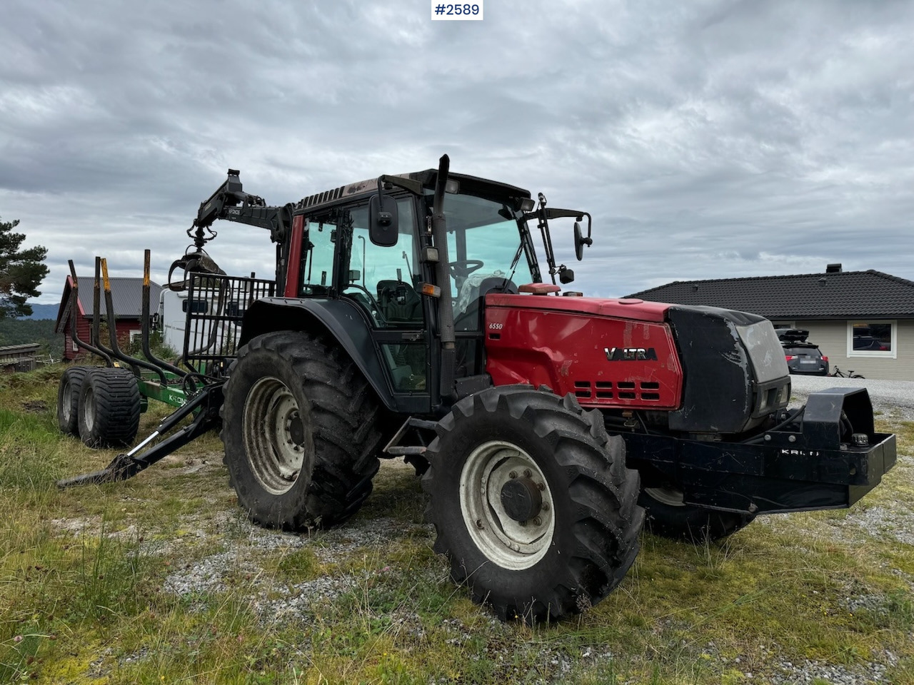 2005 Valtra 6550 Turbo with Kronos 120H 4WD B - Traktör: fotoğraf 4 2005 Valtra 6550 Turbo with Kronos 120H 4WD B - Traktör: fotoğraf 4