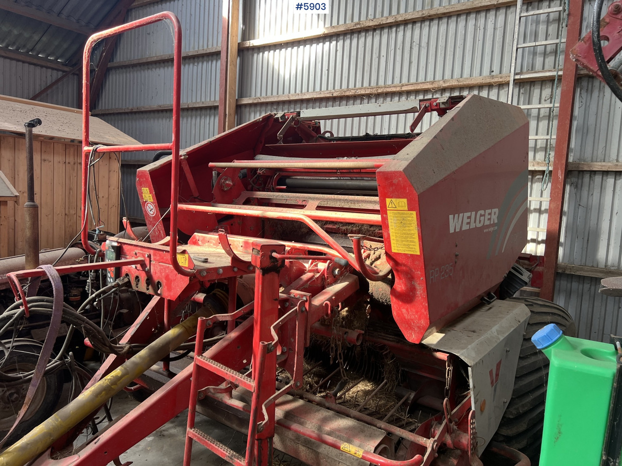 2005 Welger RP 235 press w/ net - Saman makinesi: fotoğraf 5 2005 Welger RP 235 press w/ net - Saman makinesi: fotoğraf 5