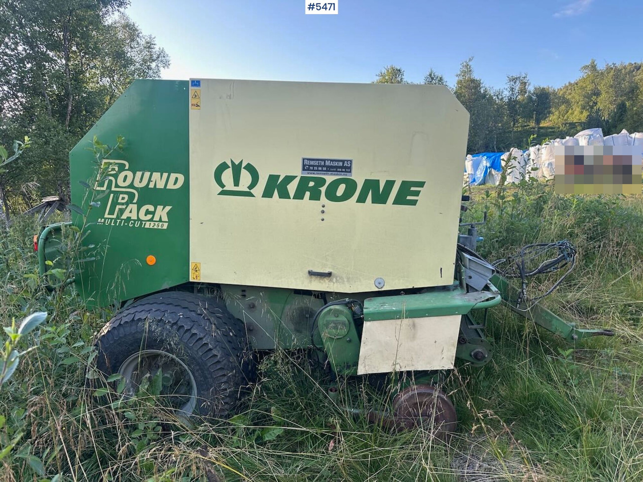 2006 Krone Multi-cut 1250 - Saman makinesi: fotoğraf 5 2006 Krone Multi-cut 1250 - Saman makinesi: fotoğraf 5