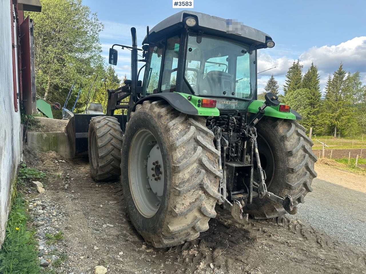 2008 Deutz-Fahr Agrofarm 100 traktor w/ Trima Front loader. See hours! - Traktör: fotoğraf 5 2008 Deutz-Fahr Agrofarm 100 traktor w/ Trima Front loader. See hours! - Traktör: fotoğraf 5