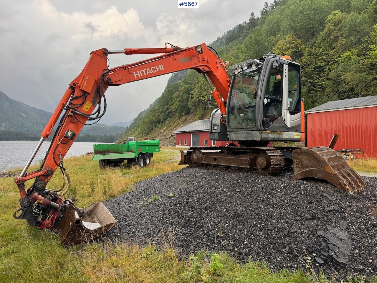 2011 Hitachi ZX 85 US-3 w/rotor tilt and buckets - Mini ekskavatör: fotoğraf 3 2011 Hitachi ZX 85 US-3 w/rotor tilt and buckets - Mini ekskavatör: fotoğraf 3