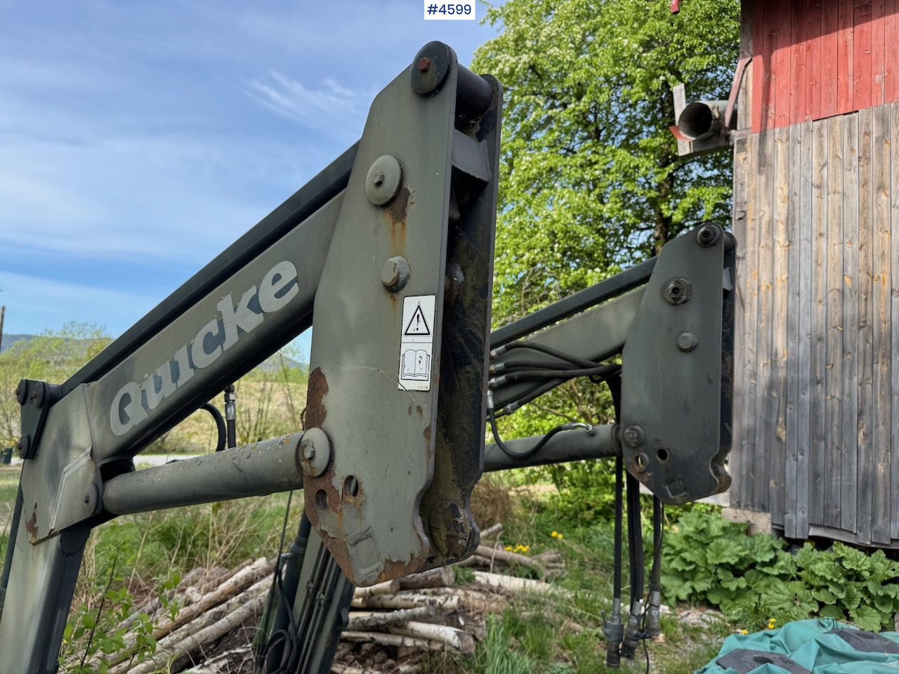 2012 Quicke Q970 w/ bucket and pallet fork. - Traktör ön yükleyici: fotoğraf 5 2012 Quicke Q970 w/ bucket and pallet fork. - Traktör ön yükleyici: fotoğraf 5