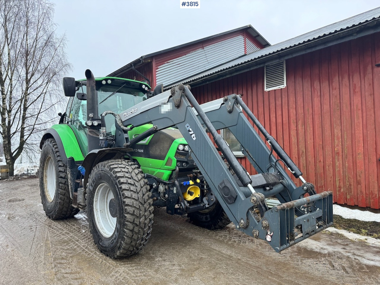 2015 Deutz-fahr 6190 Agrotron w/ Front loader, Front PTO and 2 sets of tires. - Traktör: fotoğraf 3 2015 Deutz-fahr 6190 Agrotron w/ Front loader, Front PTO and 2 sets of tires. - Traktör: fotoğraf 3