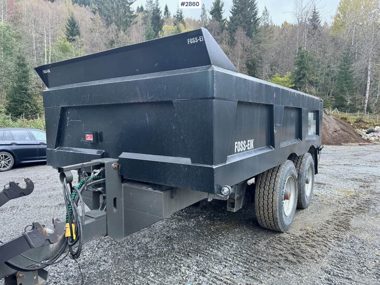 2017 Foss-Eik 5,160 Tractor trailer w/ new tires. - Damperli traktör römorku: fotoğraf 2 2017 Foss-Eik 5,160 Tractor trailer w/ new tires. - Damperli traktör römorku: fotoğraf 2