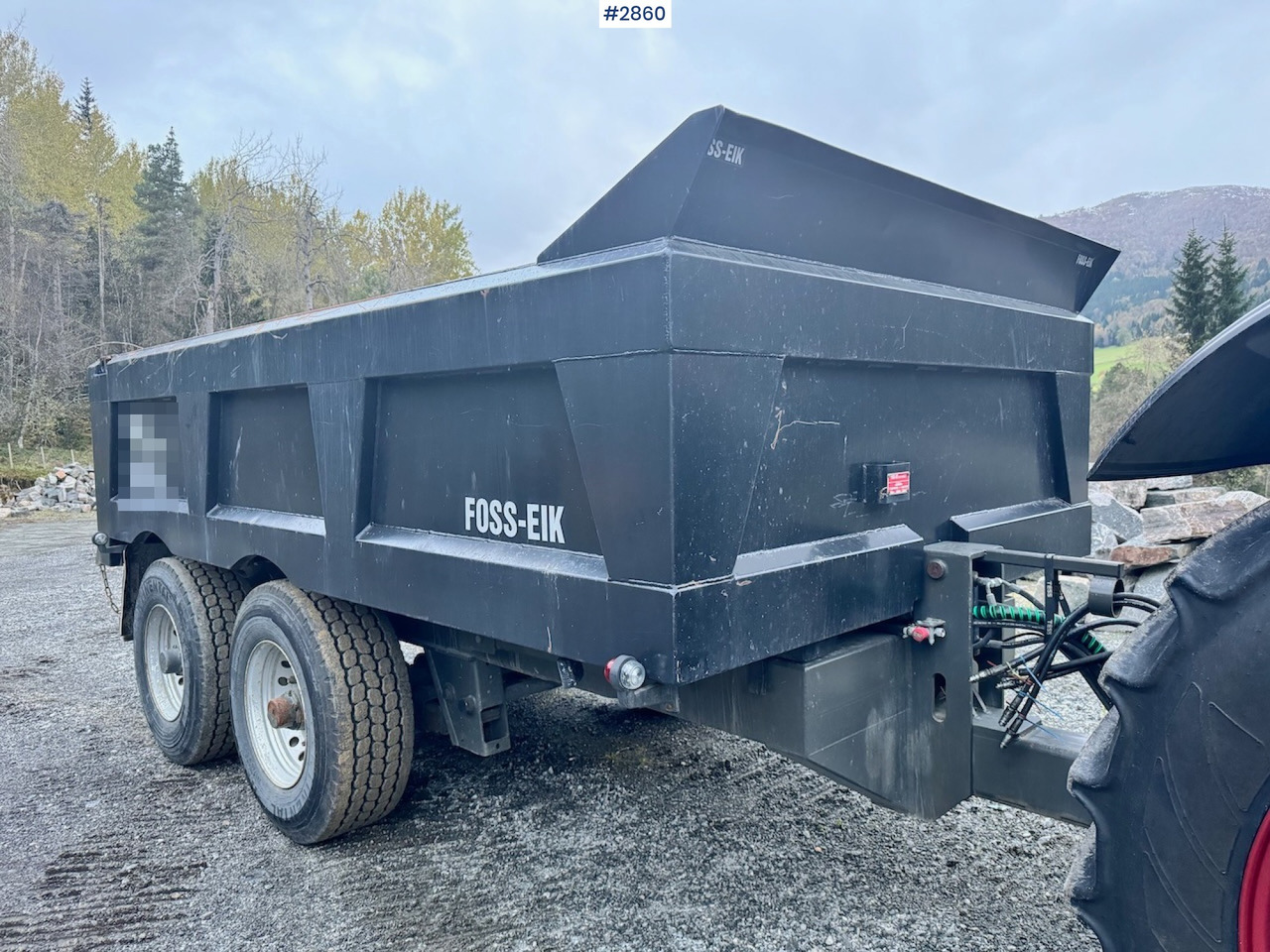 2017 Foss-Eik 5,160 Tractor trailer w/ new tires. - Damperli traktör römorku: fotoğraf 3 2017 Foss-Eik 5,160 Tractor trailer w/ new tires. - Damperli traktör römorku: fotoğraf 3