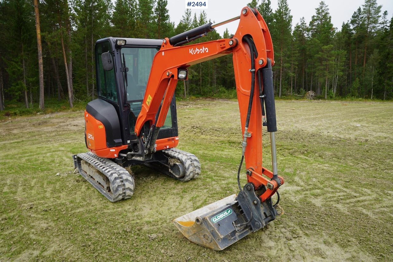 2018 Kubota U27-4 w/shear - Mini ekskavatör: fotoğraf 5 2018 Kubota U27-4 w/shear - Mini ekskavatör: fotoğraf 5