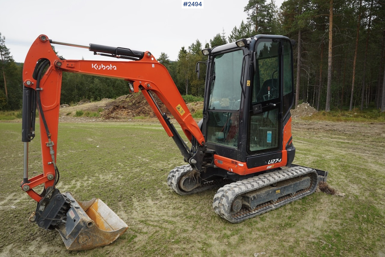 2018 Kubota U27-4 w/shear - Mini ekskavatör: fotoğraf 2 2018 Kubota U27-4 w/shear - Mini ekskavatör: fotoğraf 2