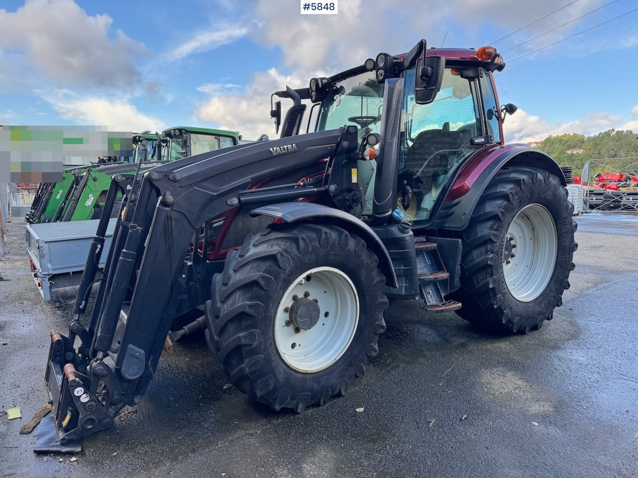 2018 Valtra N174 w/ front loader and plow plate. - Traktör: fotoğraf 3 2018 Valtra N174 w/ front loader and plow plate. - Traktör: fotoğraf 3