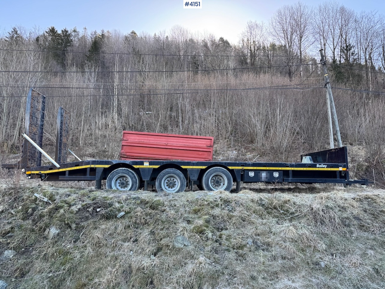 2020 Bailey 24 T Low Loader Machine Trolley - Alçak çerçeveli platform römork: fotoğraf 2 2020 Bailey 24 T Low Loader Machine Trolley - Alçak çerçeveli platform römork: fotoğraf 2