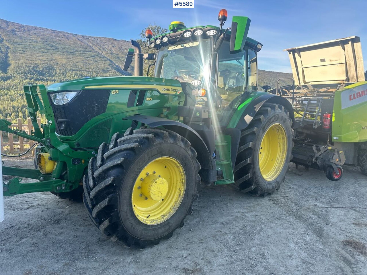 2024 John Deere 6R 185 4x4 tractor w/ front loader, GPS and winter tires. WATCH VIDEO - Traktör: fotoğraf 2 2024 John Deere 6R 185 4x4 tractor w/ front loader, GPS and winter tires. WATCH VIDEO - Traktör: fotoğraf 2