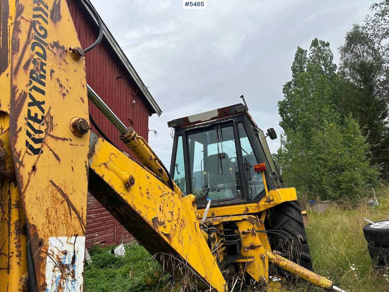 JCB Turbo 4x4 backhoe loader w/ pallet forks. Partial REP object. - Traktör: fotoğraf 5 JCB Turbo 4x4 backhoe loader w/ pallet forks. Partial REP object. - Traktör: fotoğraf 5