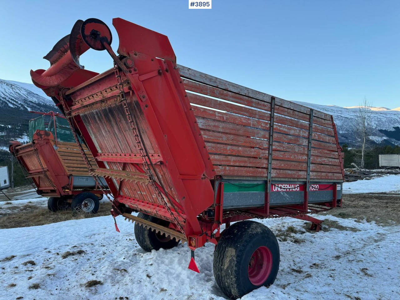 Saman makinesi Underhaug 7000 unloader wagon: fotoğraf 7 Saman makinesi Underhaug 7000 unloader wagon: fotoğraf 7