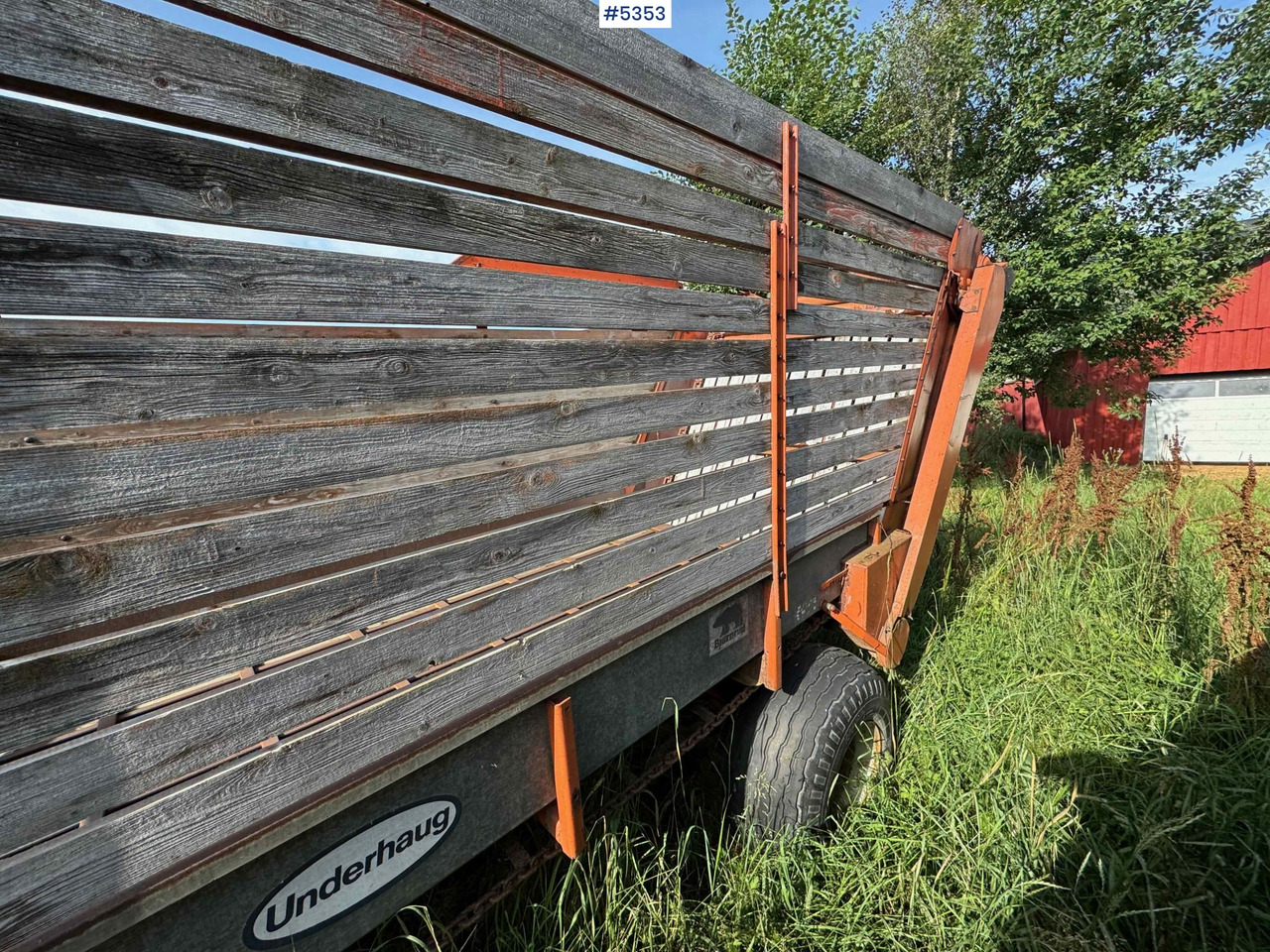 Underhaug unloading trailer - Saman makinesi: fotoğraf 2 Underhaug unloading trailer - Saman makinesi: fotoğraf 2