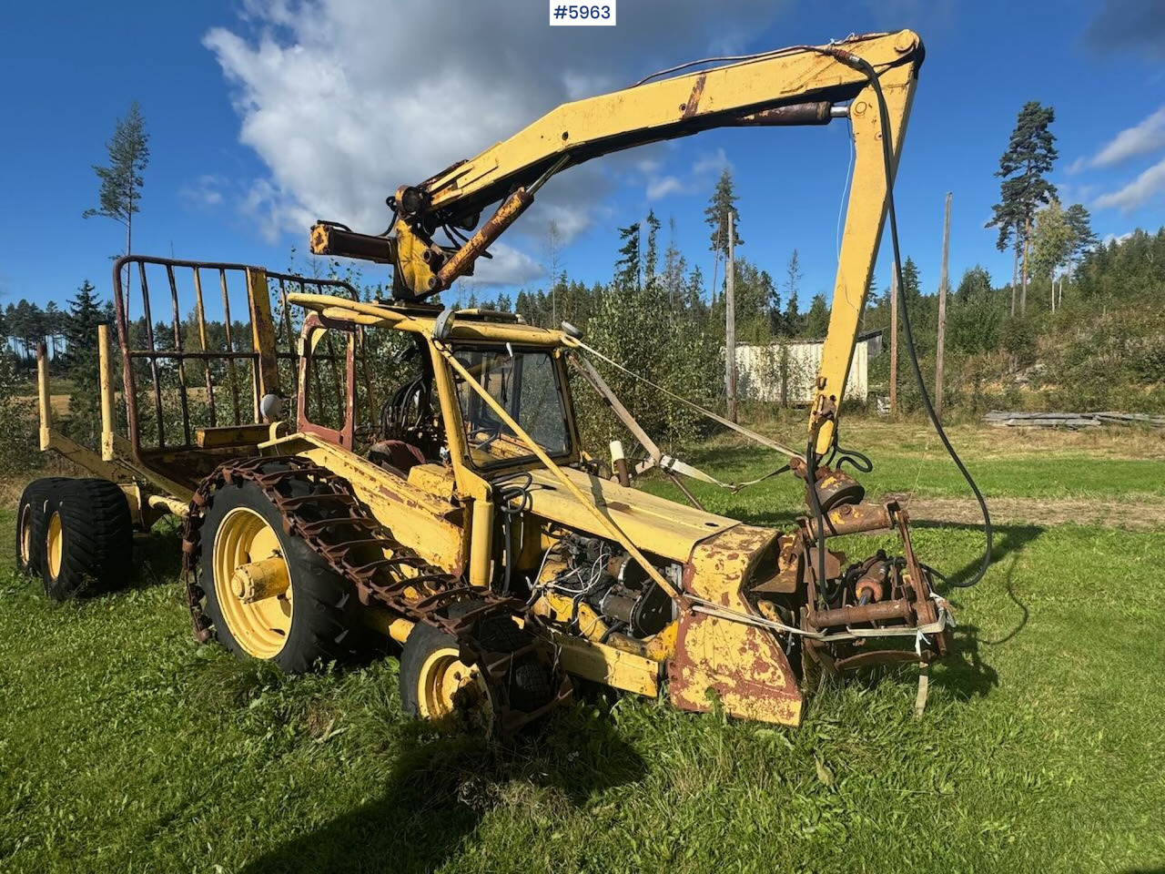 Harvester Volvo BM SM 460 "Lillenalle" Forest machine: fotoğraf 8