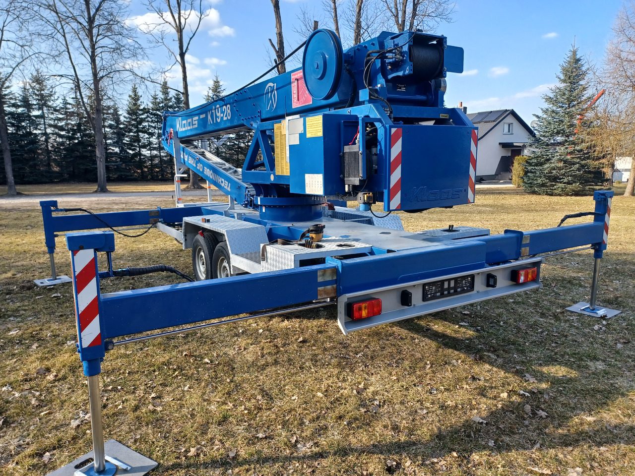 Klaas K19-28 - Mobil vinç, Römork: fotoğraf 2 Klaas K19-28 - Mobil vinç, Römork: fotoğraf 2