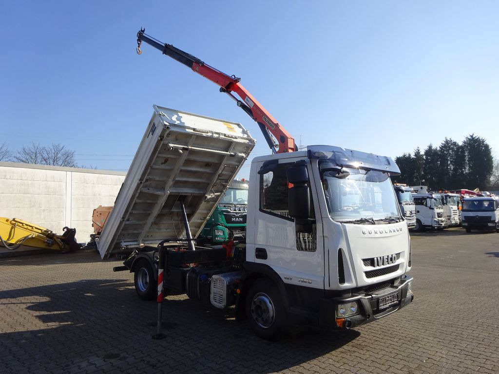 Iveco ML75E18K MEILLER 3Skipper mit PK 7001 Kran 4x2 - Damperli kamyon, Vinçli kamyon: fotoğraf 5 Iveco ML75E18K MEILLER 3Skipper mit PK 7001 Kran 4x2 - Damperli kamyon, Vinçli kamyon: fotoğraf 5
