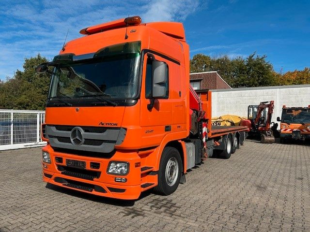 Mercedes-Benz 2541 Actros Plattform + FASSI Kran 6X2 - Vinçli kamyon: fotoğraf 1 Mercedes-Benz 2541 Actros Plattform + FASSI Kran 6X2 - Vinçli kamyon: fotoğraf 1