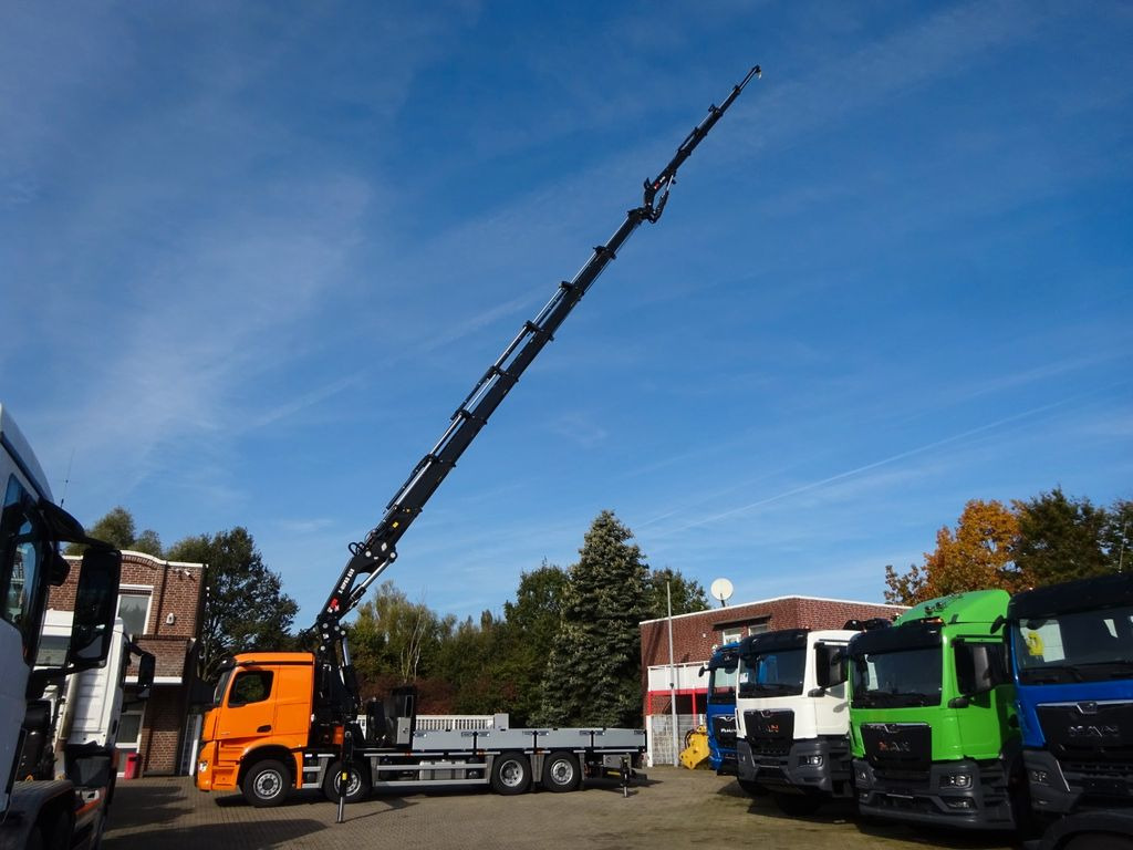 Mercedes-Benz 3751 Arocs Pritsche + HIAB 858 + JIB 8x2 - Vinçli kamyon, Sal/ Açık kasa kamyon: fotoğraf 5 Mercedes-Benz 3751 Arocs Pritsche + HIAB 858 + JIB 8x2 - Vinçli kamyon, Sal/ Açık kasa kamyon: fotoğraf 5