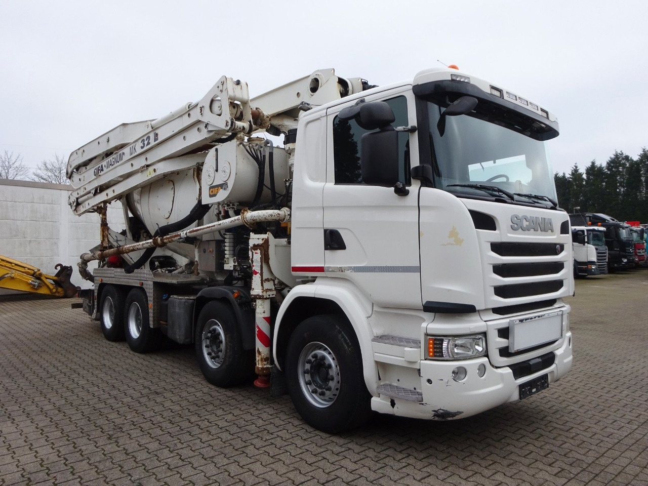 Scania PUMI CIFA 32 Meter 4 Knick. Scania PUMI CIFA 32 Meter 4 Knick. - Mobil beton pompası: fotoğraf 1 Scania PUMI CIFA 32 Meter 4 Knick. Scania PUMI CIFA 32 Meter 4 Knick. - Mobil beton pompası: fotoğraf 1