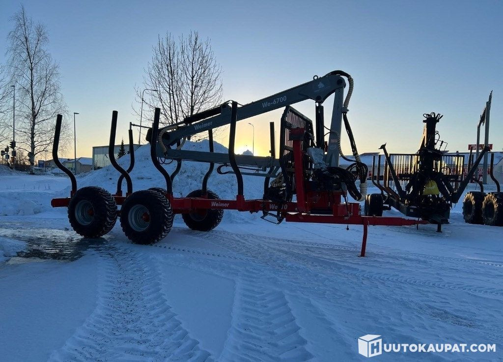 Weimer WE 6700 WE 10 forestry trailer package, 2016, Ylivieska - Orman römorku: fotoğraf 2 Weimer WE 6700 WE 10 forestry trailer package, 2016, Ylivieska - Orman römorku: fotoğraf 2