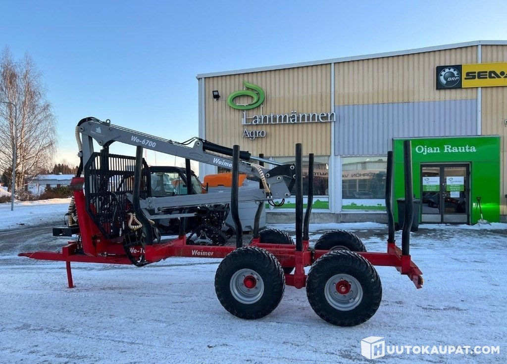 Weimer WE 6700 WE 10 forestry trailer package, 2016, Ylivieska - Orman römorku: fotoğraf 1 Weimer WE 6700 WE 10 forestry trailer package, 2016, Ylivieska - Orman römorku: fotoğraf 1