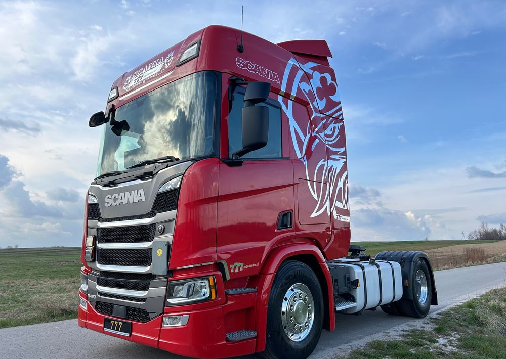 Scania R450 FULL ADR RETARDER ALUFELGI z Niemiec od jedynego właściciela ! HYDRAULIKA spod beczki spożywczej ! / do wywrotu ruchomej podłogi beczki TOP TOP TOP OKAZJA - Çekici: fotoğraf 4 Scania R450 FULL ADR RETARDER ALUFELGI z Niemiec od jedynego właściciela ! HYDRAULIKA spod beczki spożywczej ! / do wywrotu ruchomej podłogi beczki TOP TOP TOP OKAZJA - Çekici: fotoğraf 4