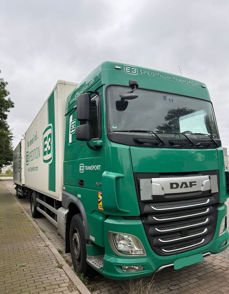 DAF XF ZESTAW TANDEM 2021 ORYGINALNY PRZEBIEG z Niemiec / PRZEJAZDOWY Z WINDĄ / - Kapalı kasa kamyon: fotoğraf 3 DAF XF ZESTAW TANDEM 2021 ORYGINALNY PRZEBIEG z Niemiec / PRZEJAZDOWY Z WINDĄ / - Kapalı kasa kamyon: fotoğraf 3