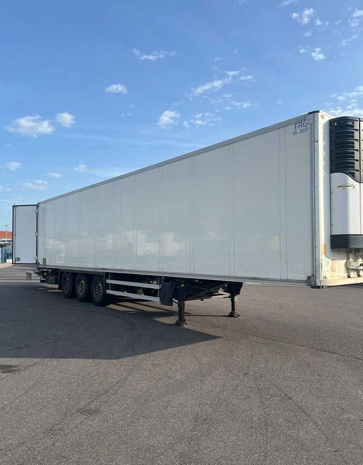 Schmitz Cargobull CARRIER MAXIMA 1300 / WINDA / DOPPEL STOCK / ŚCIANA GRODZIOWA / BELKI / PODNOSZONA OŚ / z Niemiec / TOP STAN 2011/ CARRIER CHŁODNIA CHLODNIA LODÓWKA PODWÓJNY ZAŁADUNEK PIĘTROWA - Frigorifik dorse: fotoğraf 1 Schmitz Cargobull CARRIER MAXIMA 1300 / WINDA / DOPPEL STOCK / ŚCIANA GRODZIOWA / BELKI / PODNOSZONA OŚ / z Niemiec / TOP STAN 2011/ CARRIER CHŁODNIA CHLODNIA LODÓWKA PODWÓJNY ZAŁADUNEK PIĘTROWA - Frigorifik dorse: fotoğraf 1