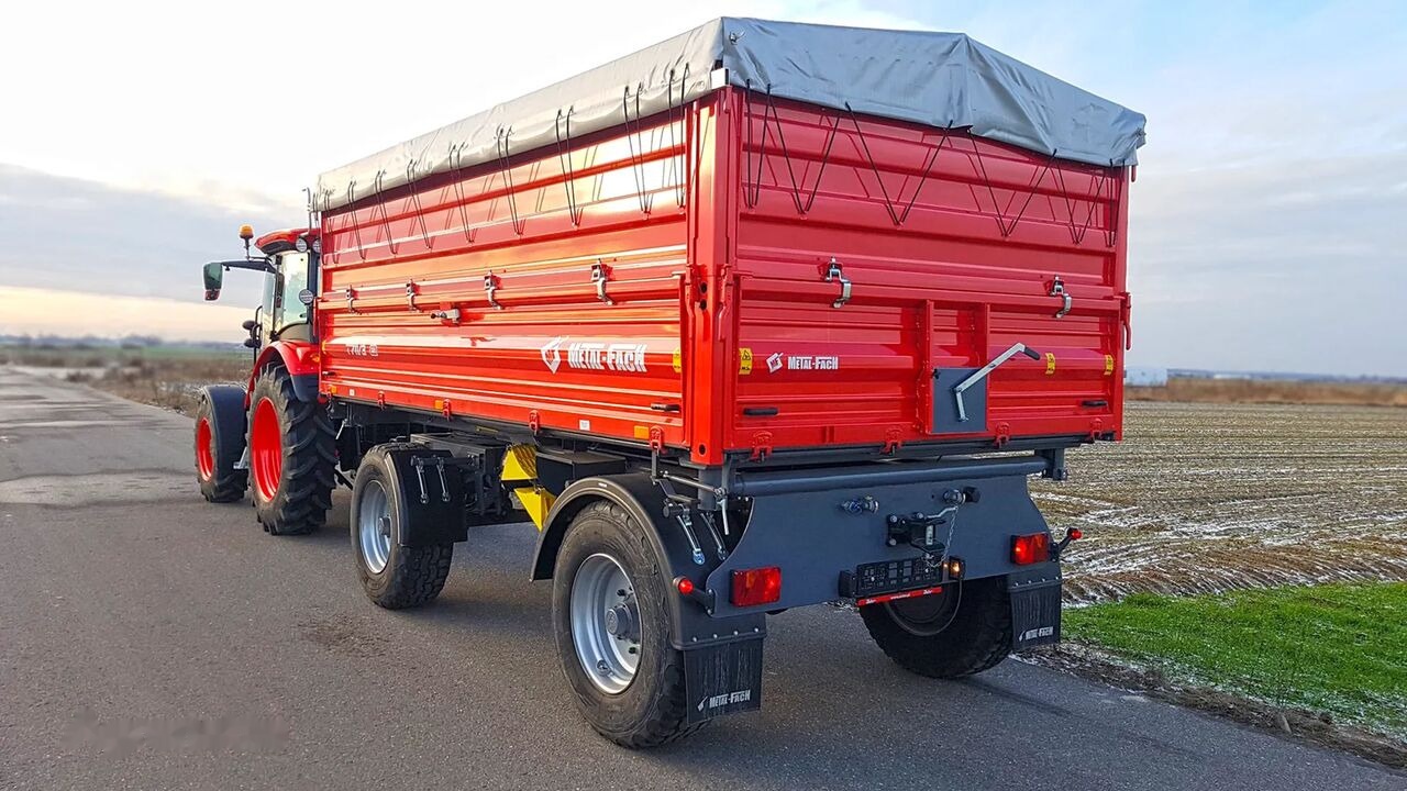 Metal-Fach T711/1 – 8t dwuosiowa - Traktör römorku: fotoğraf 1 Metal-Fach T711/1 – 8t dwuosiowa - Traktör römorku: fotoğraf 1