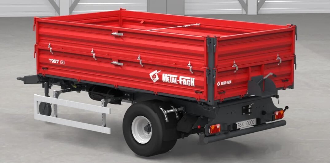 Metal-Fach T957/2 – 7t - Traktör römorku: fotoğraf 1 Metal-Fach T957/2 – 7t - Traktör römorku: fotoğraf 1