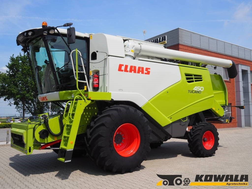 Claas Tucano 450 + V770 - Biçerdöver: fotoğraf 1 Claas Tucano 450 + V770 - Biçerdöver: fotoğraf 1