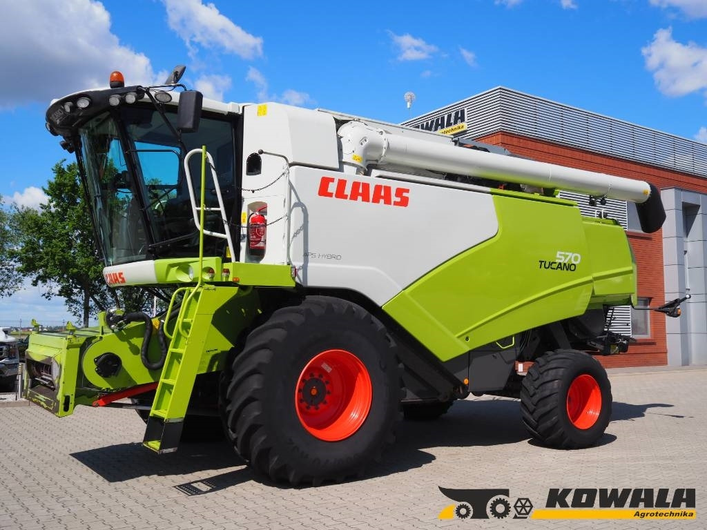 Claas Tucano 570 + V770 - Biçerdöver: fotoğraf 1 Claas Tucano 570 + V770 - Biçerdöver: fotoğraf 1