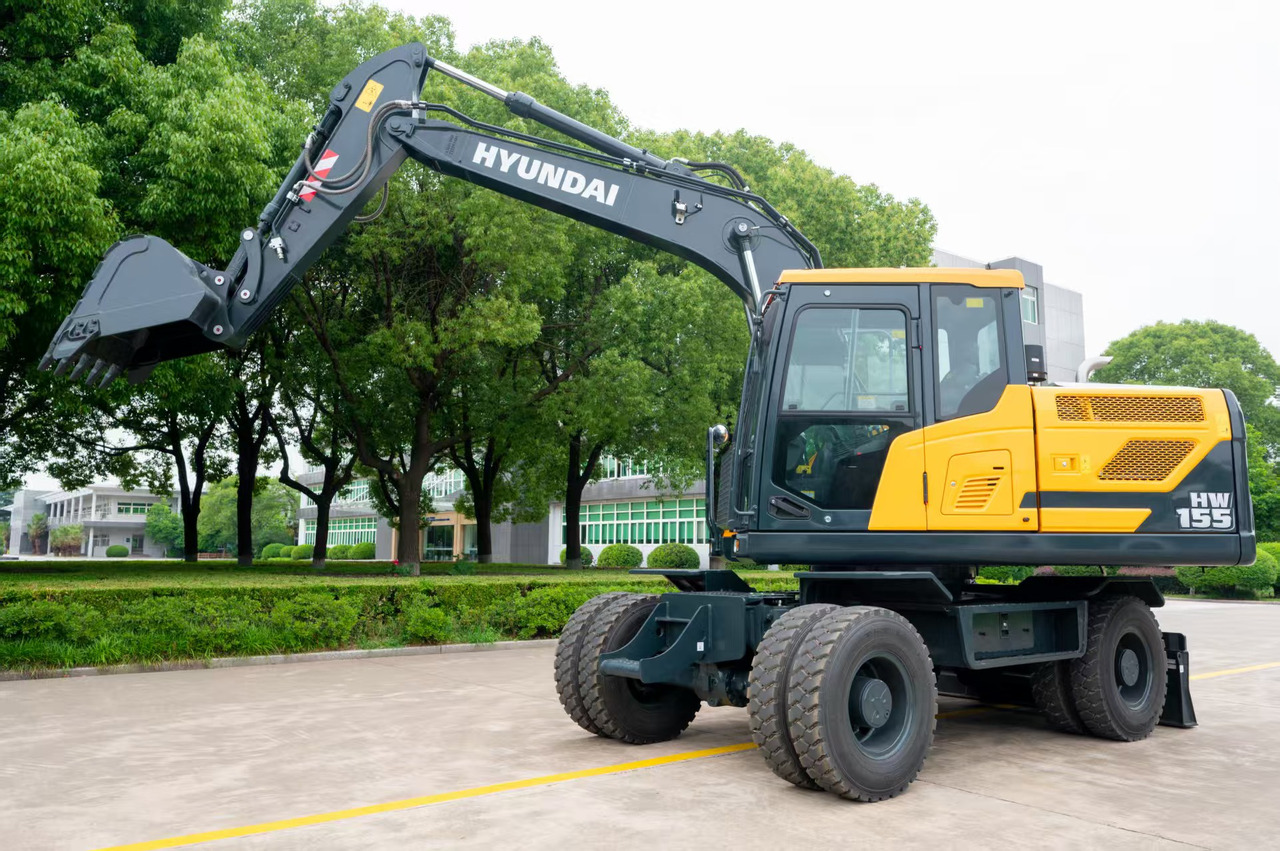 HYUNDAI HW155 - Tekerlekli ekskavatör: fotoğraf 1 HYUNDAI HW155 - Tekerlekli ekskavatör: fotoğraf 1