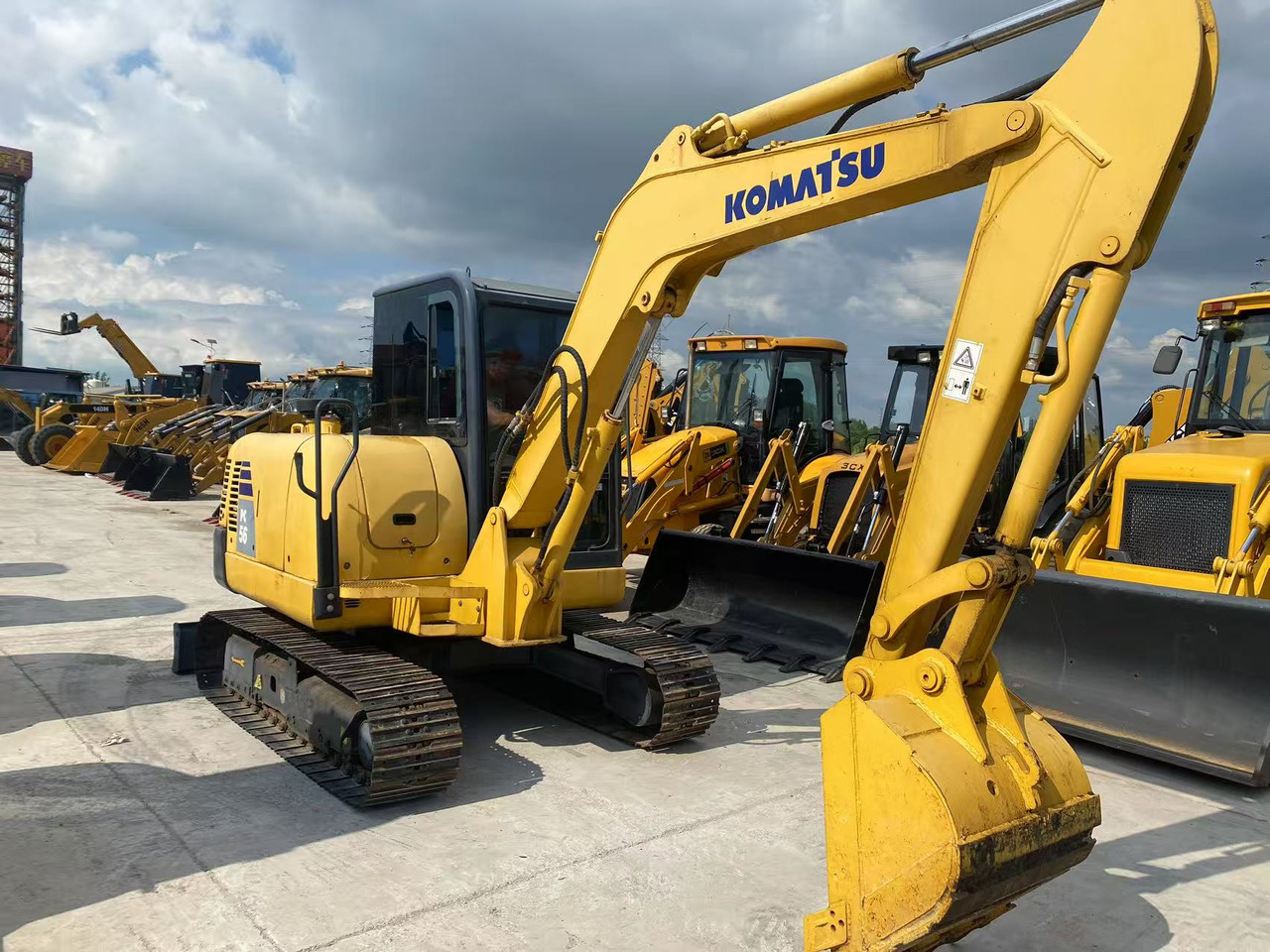 KOMATSU PC56-7 - Mini ekskavatör: fotoğraf 4 KOMATSU PC56-7 - Mini ekskavatör: fotoğraf 4